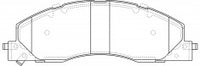 NIBK, Brake Pad, MKD1399, PN0914, BENDIX