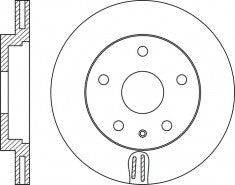 Rotor Disc, NIBK, 4246.H9, RN1899V, CITROEN (017009)