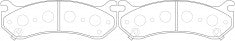 NIBK, Brake Pad, DB2080, PN0055, BENDIX AUS