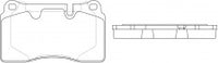 NIBK, Brake Pad, 8J0 698 151 D, PN0486, AUDI