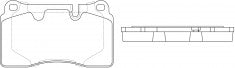 NIBK, Brake Pad, 8J0 698 151 D, PN0486, AUDI