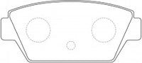 NIBK, Brake Pad, A-128K, PN3110, AKEBONO