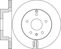 Rotor Disc, NIBK, 20968395, RN1677V, CHEVROLET (016815)