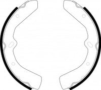 NIBK, Brake Shoes, NR-3534, FN3355, AKEBONO