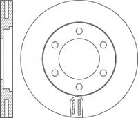 Rotor Disc, NIBK, S49K-33-25X, RN2051V, MAZDA (018009)