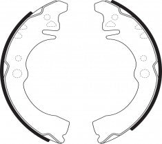 NIBK, Brake Shoes, BS1658, FN0034, BENDIX AUS