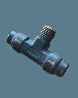 BPB Adapter, Pneumatic Fitting Copper Push In Fitting, Male Tee, BPB -8- 02, MPB -8- 02, 12 mmx8 mm