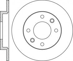 Rotor Disc, NIBK, 562130B, RN1860, BENDIX (016933)
