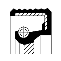 Shaft Seal, auxiliary drive, CORTECO, OEM 2153081, Article number 0 1 0 3 1 6 3 1 B, CLAAS (103339)