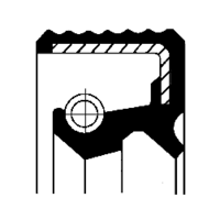 Shaft Seal, differential, CORTECO, OEM LR023442, Article number 0 1 0 3 5 4 3 4 B, LAND ROVER (103604)