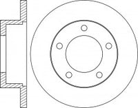 Rotor Disc, NIBK, 1 387 152, RN1965, FORD (017363)