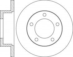 Rotor Disc, NIBK, 1 387 152, RN1965, FORD (017363)