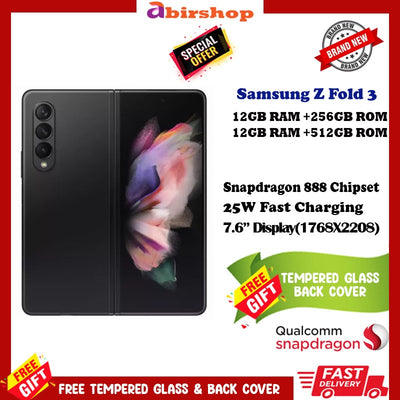 Samsung Z Fold 3 12GB/256GB နှင့် 12GB/512GB အသစ်စက်စက် အလုံပိတ်အစုံ
