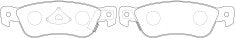 ผ้าเบรค NIBK, A-270WK, PN4197, AKEBONO (017571)