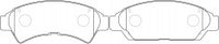 NIBK, Brake Pad, A-355K, PN1259, AKEBONO