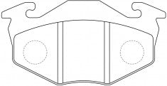 ผ้าเบรค NIBK, A-283K, PN9213, AKEBONO (017961)