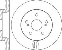 Rotor Disc, NIBK, 43512-20750, RN2074V, TOYOTA (018809)