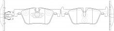NIBK, Brake Pad, DB2224, PN32002, BENDIX AUS