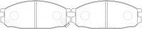 NIBK, Brake Pad, A-215WK, PN2149, AKEBONO