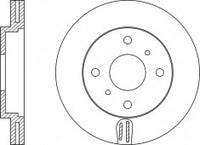 Rotor Disc၊ NIBK၊ MR510741၊ RN1237V၊ MITSUBISHI (018239)