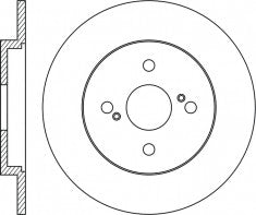 Rotor Disc, NIBK, 42431-0D110, RN1310, TOYOTA (018868)
