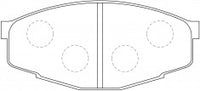 ผ้าเบรค NIBK, A-103K, PN1071, AKEBONO (018920)