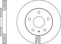 Rotor Disc, NIBK, 8L0615601, RN1117V, AUDI (009666)
