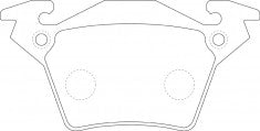 ผ้าเบรค NIBK DB1987 PN0141 BENDIX AUS (018149)