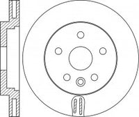 Rotor Disc, NIBK, 1 380 046, RN1756V, FORD (017317)
