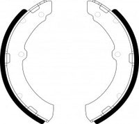 NIBK, Brake Shoes, NR-1071, FN2329, AKEBONO