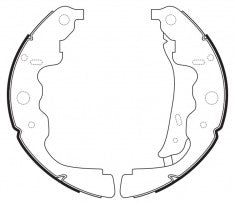 ยางเบรก, NIBK, 7701210109, FN43551, DACIA (018538)