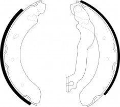 NIBK, Brake Shoes, 361557B, FN0531, BENDIX EUR