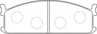 NIBK, Brake Pad, A-96K, PN4083, AKEBONO
