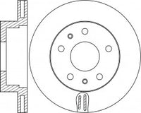 จานโรเตอร์, NIBK, 561984B, RN1845V, BENDIX (017000)