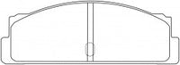 NIBK, Brake Pad, 82203073, PN0232, AUTOBIANCHI