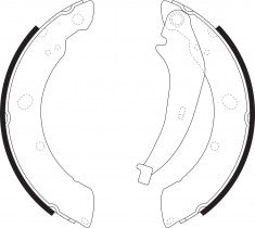 NIBK, Brake Shoes, 6RU 698 525 A, FN33002, VAG