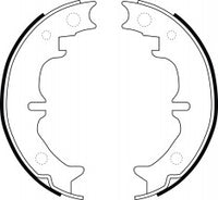 NIBK, Brake Shoes, 46540-22040, FN0669, TOYOTA