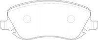 ผ้าเบรค NIBK 573116B PN0323 BENDIX EUR (017731)