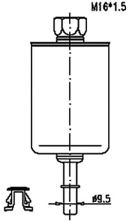 JS,, Petrol Filter (INJECTOR & CARBURETOR), 25121293, FS578J, CHEVROLET