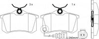 NIBK, Brake Pad, 150 698 451, PN0019W, AUDI