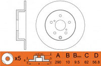 Rotor Disc, NIBK, 42431-0F010, RN1441, TOYOTA (018953)