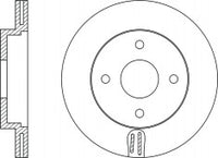 Rotor Disc, NIBK, 562232B, RN1146V, BENDIX (018324)