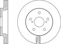 Rotor Disc, NIBK, 43512-02180, RN1351V, TOYOTA (018838)