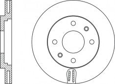 Rotor Disc, NIBK, 561409B, RN1372V, BENDIX (016926)