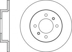 Rotor Disc, NIBK, 4615A021, RN2035, MITSUBISHI (018311)
