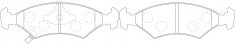 NIBK, Brake Pad, DB1335, PN0051, BENDIX AUS