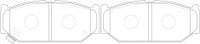 NIBK, Brake Pad, AN-706WK, PN9529, AKEBONO