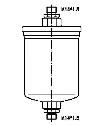 JS,, Petrol Filter (INJECTOR & CARBURETOR), 043-0806, FS2019, SSANGYONG