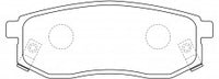 ผ้าเบรค NIBK 58302-M2A01, PN0771, HYUNDAI (017702)