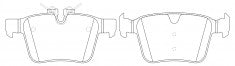 ผ้าเบรค NIBK, D1821-9057, PN0650, FMSI (017755)